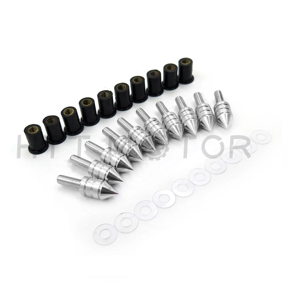 10X Windshield Bolts Screw Kit for Honda Suzuki Yamaha Kawasaki