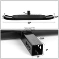 Oval Trailer Towing Step Bar for 2" Receiver (37"x 4")