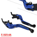 CNC Blue Extendable Brake Clutch Levers for Yamaha FZ07 FZ09 MT07 MT09 XSR900 (2015-2023)
