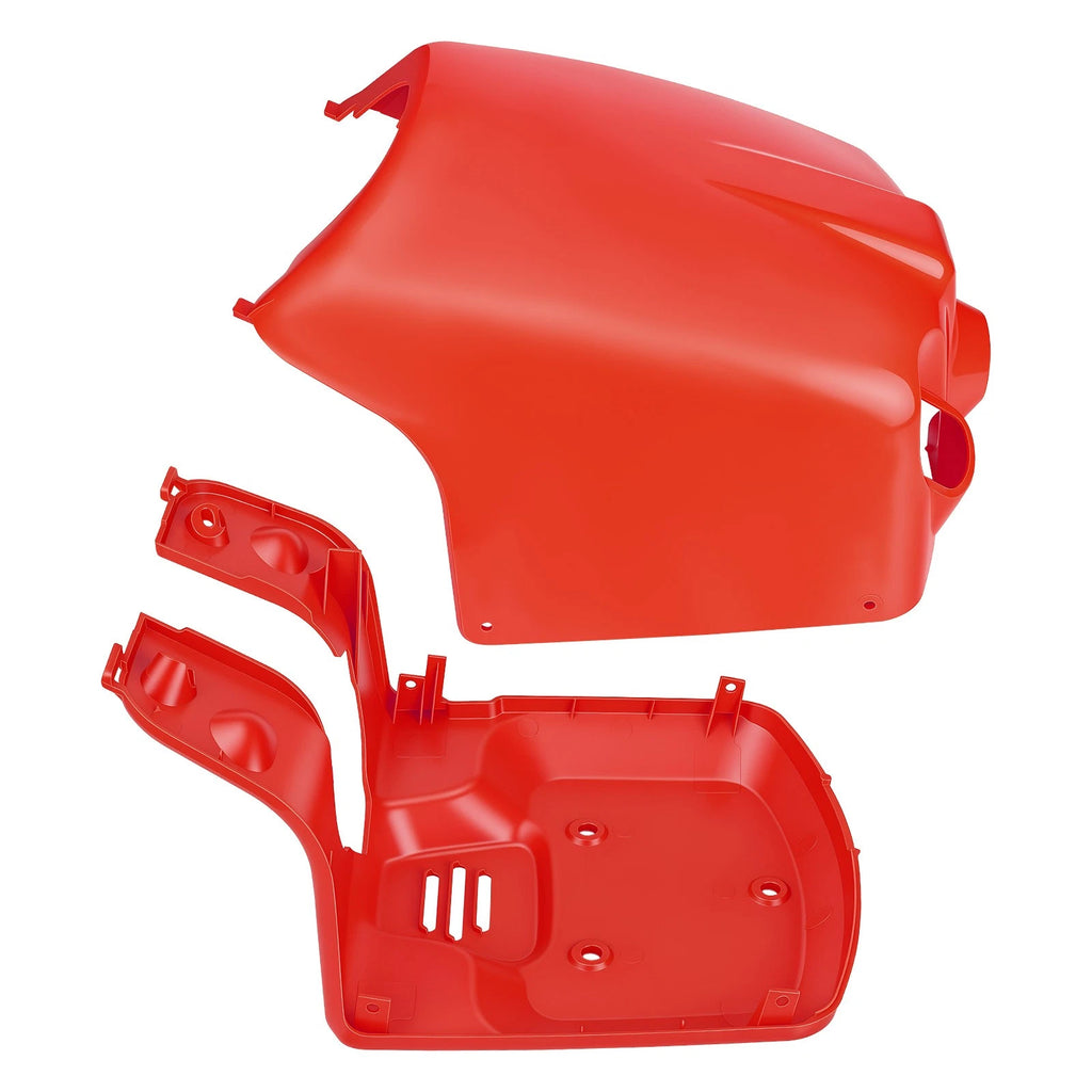 Set of 2 Red Plastic Covers for Honda NPS50 Ruckus (2003–2023) 64300-GGA-740ZA 81130-GEZ-010ZJ