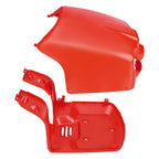 Set of 2 Red Plastic Covers for Honda NPS50 Ruckus (2003–2023) 64300-GGA-740ZA 81130-GEZ-010ZJ