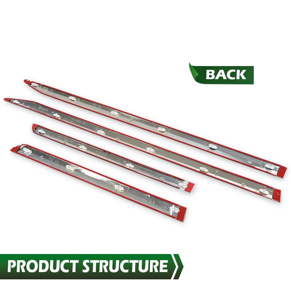 Set of 4 Chrome Body Side Door Molding Trim for Nissan Altima (2013–2018)