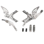 Adjustable Rearset for BMW S1000RR (2019–2024) A9, Aluminum Grey