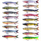 18g Multi-Jointed Fishing Lure for Bass Pike (13.5cm)