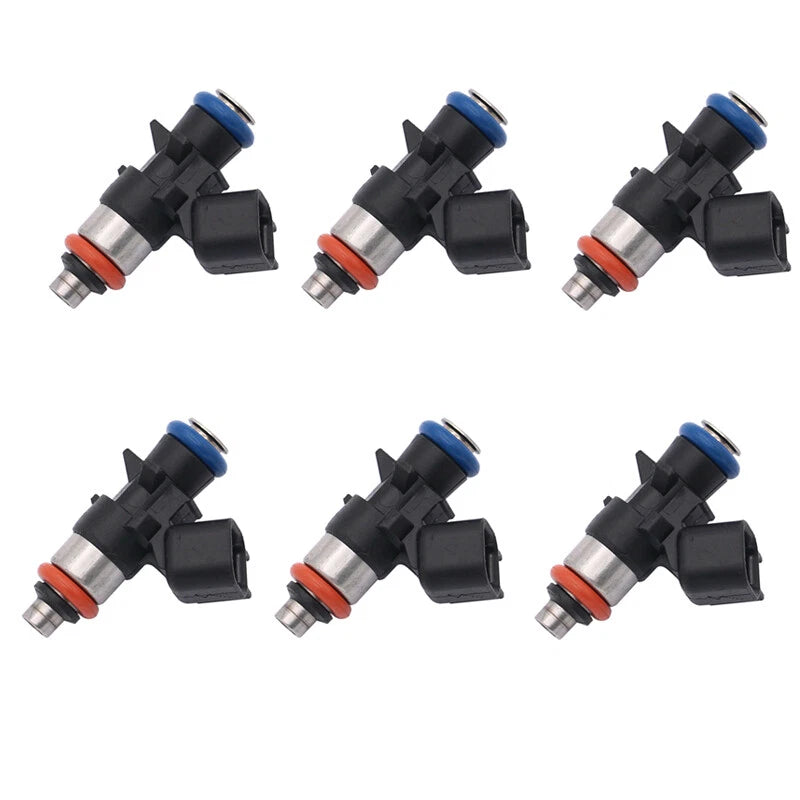 Set of 6 Fuel Injectors 4627794AA for Jeep Cherokee 3.2L V6 (2014–2017)