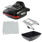 Trunk Backrest Rack Tail Light Mount Plate for Harley Touring (2014–2026)