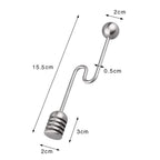 Honey Drizzler and Stirrer for Kitchen (304 Stainless Steel)
