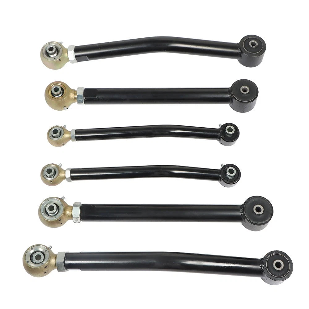 Set of 8 Adjustable Lift Control Arms for Jeep Wrangler JK (2007–2018)