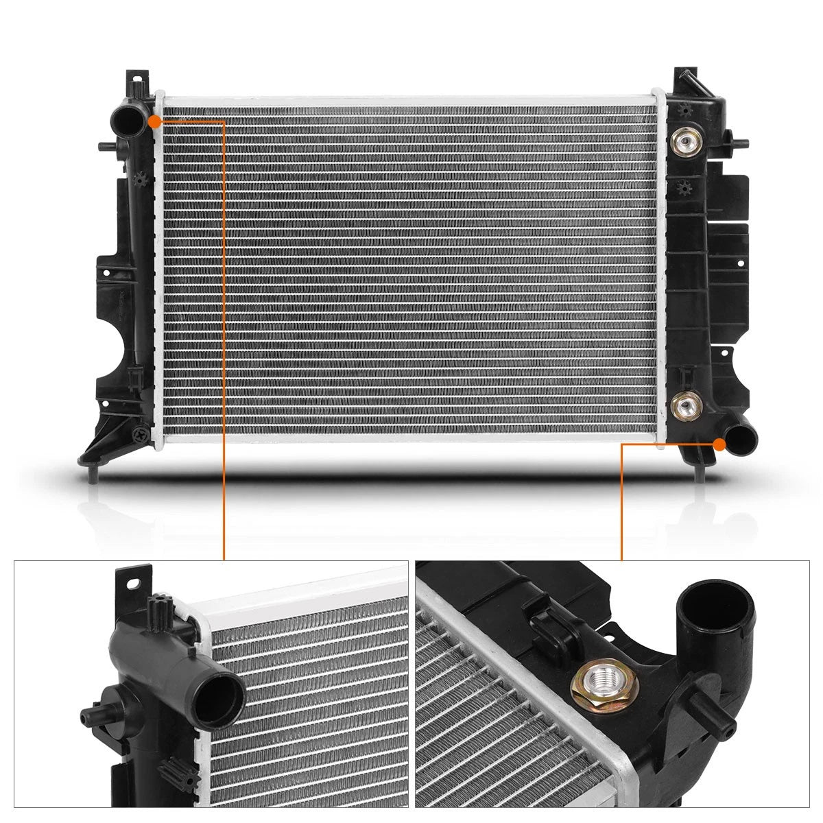 Aluminum Core Radiator for Saab 9-3 (1999–2002) & 900 (1991–1998) DPI-2080