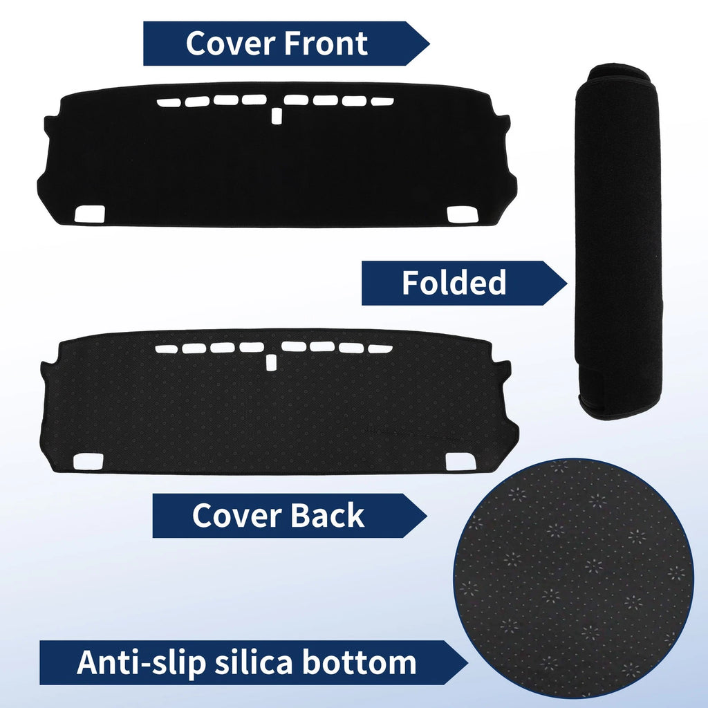 Dash Cover for Honda Fit (2007–2019) GR1/GR2/GR3/GR4/GR5/GR6/GR7 Black
