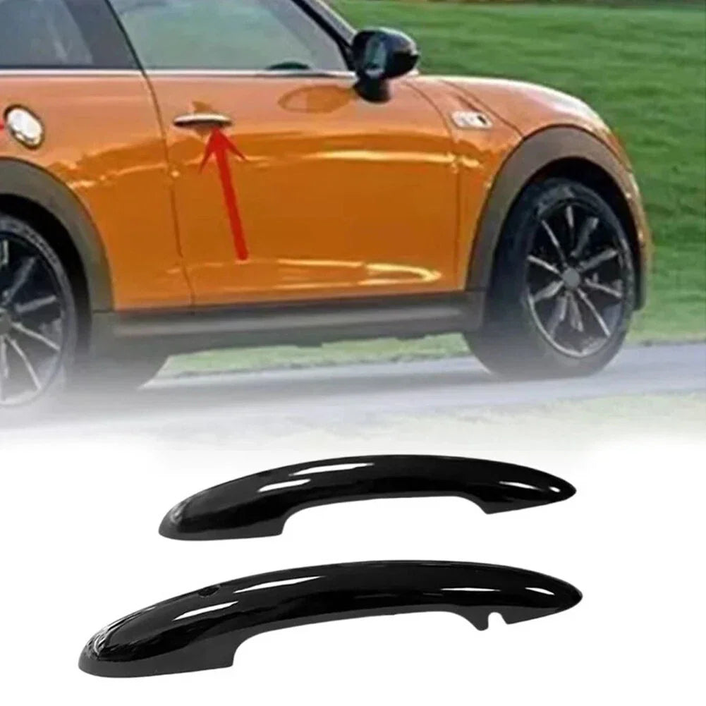 Door Handle Cover / Glossy Black / for MINI Cooper