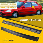 Set of 2 Door Pillar Sash Garnish Trim for Honda Civic 92-95