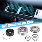Set of 1 AC Compressor Clutch Kit Pulley Coil for Honda Fit (2009–2014)