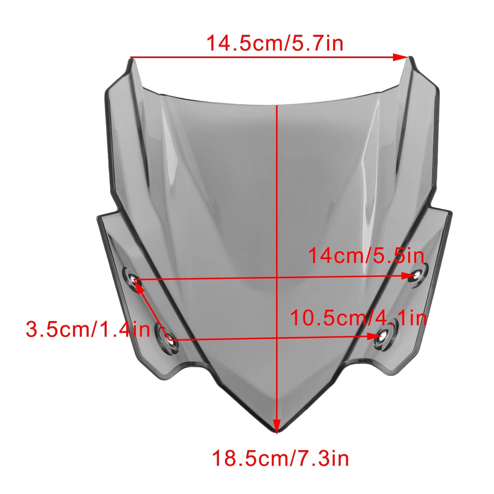 Windshield Windscreen for Kawasaki Z650 (2017–2019)