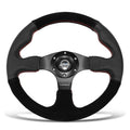 NRG ST-012RS Steering Wheel for Universal Fit (320mm, Perforated Leather)
