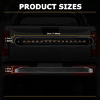 2X 10 Inch Dynamic LED Trailer Light Bar for Truck (30LED)