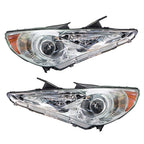 Set of 2 Headlight Assembly for Hyundai Sonata (2011–2014)