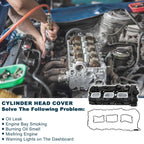 Front Engine Valve Cover with Gasket for BMW 135is Black (2013)