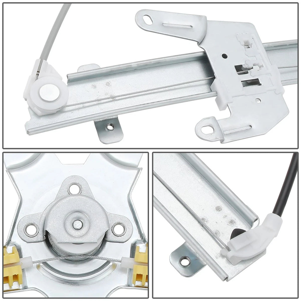 Manual Window Regulator Rear Right for Nissan Sentra/Tsuru (1991–1994)