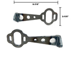 Tail Light Brackets Replacement Drilled Steel for Ford Model A (1928–1931)