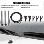 Set of 2 Windshield Washer Nozzles for Ford Crown (No. 3W7Z17603AA)