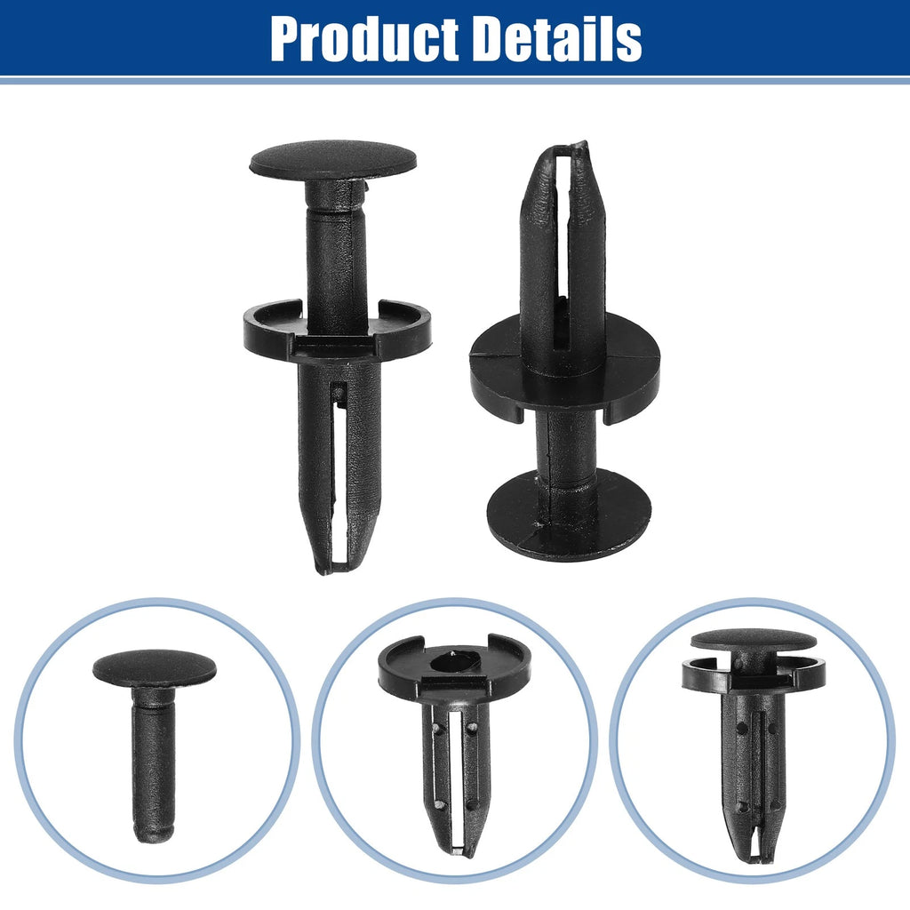 25pcs Bumper Cover Push Type Retainer Clips for Chrysler 200 (2011–2014) No. 6504521