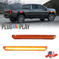 2X Amber Full LED Side Marker Lights for GMC Sierra 2500 3500 (2020–2024)