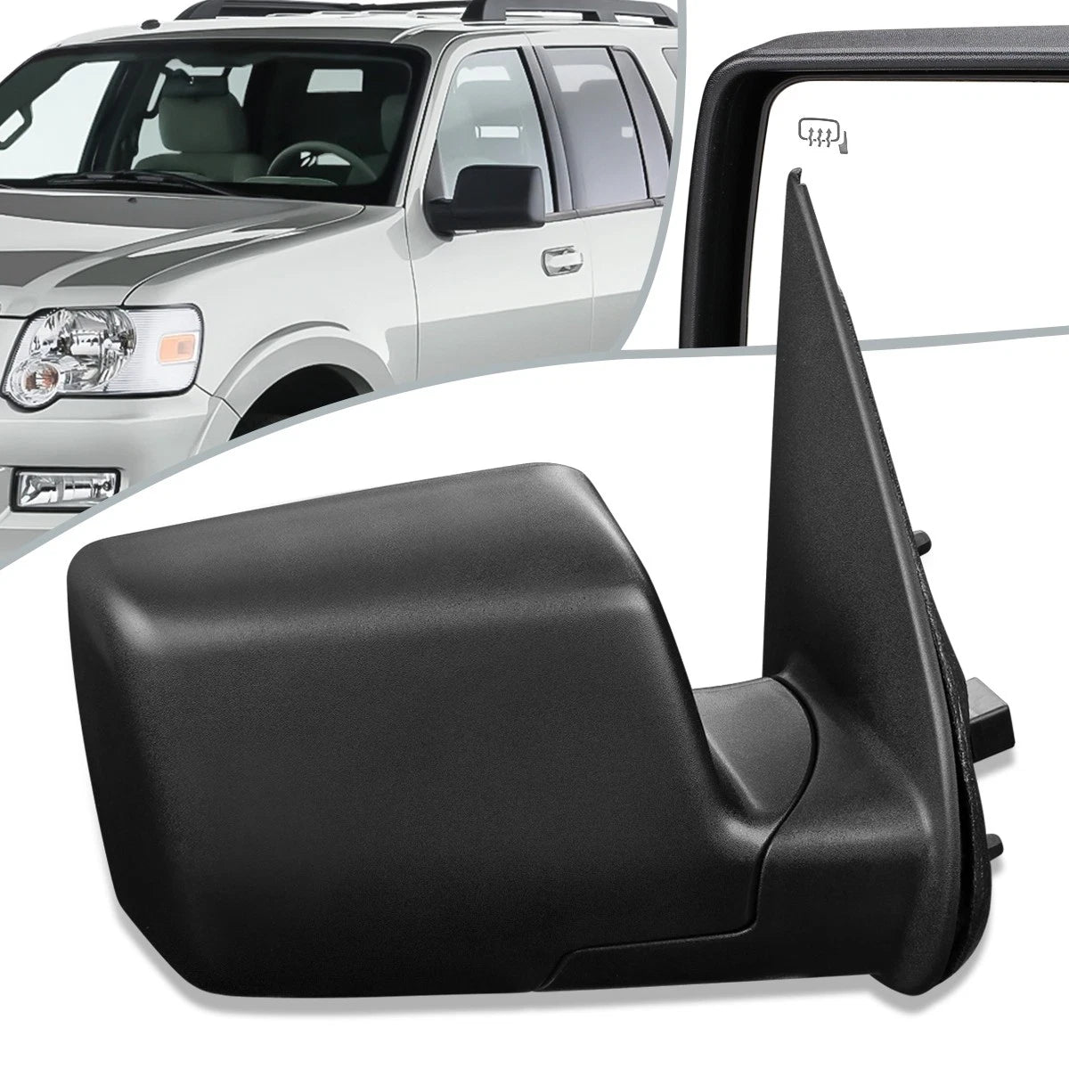 Powered Heated Door Mirror for Ford Explorer (2006–2010) - Right Side