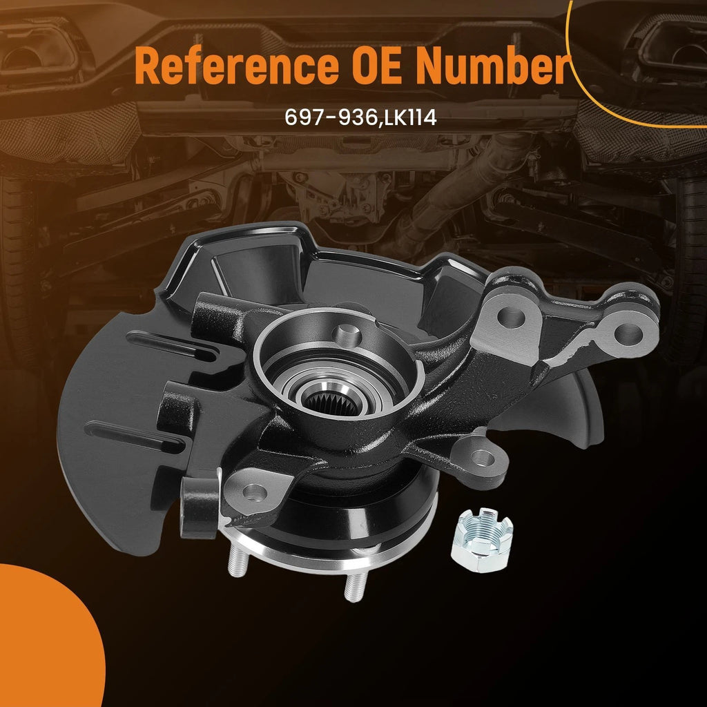 Front Right Steering Knuckle Assembly for Hyundai Elantra (2010)