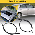 Set of 2 Black Roof Trim Molding for Toyota Corolla (2009–2013)
