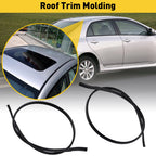 Set of 2 Black Roof Trim Molding for Toyota Corolla (2009–2013)
