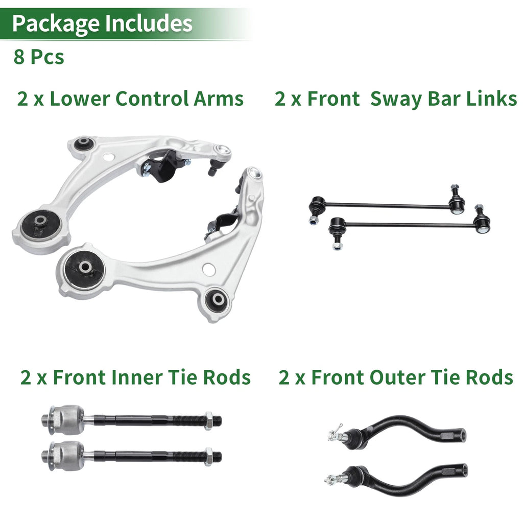 8pcs Front Suspension Control Arm Kit for Nissan Altima (No. ES800357/ES800358)