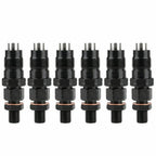 Set of 6 Diesel Fuel Injectors for Toyota Coaster HZB50 4.2L (1993-2003)