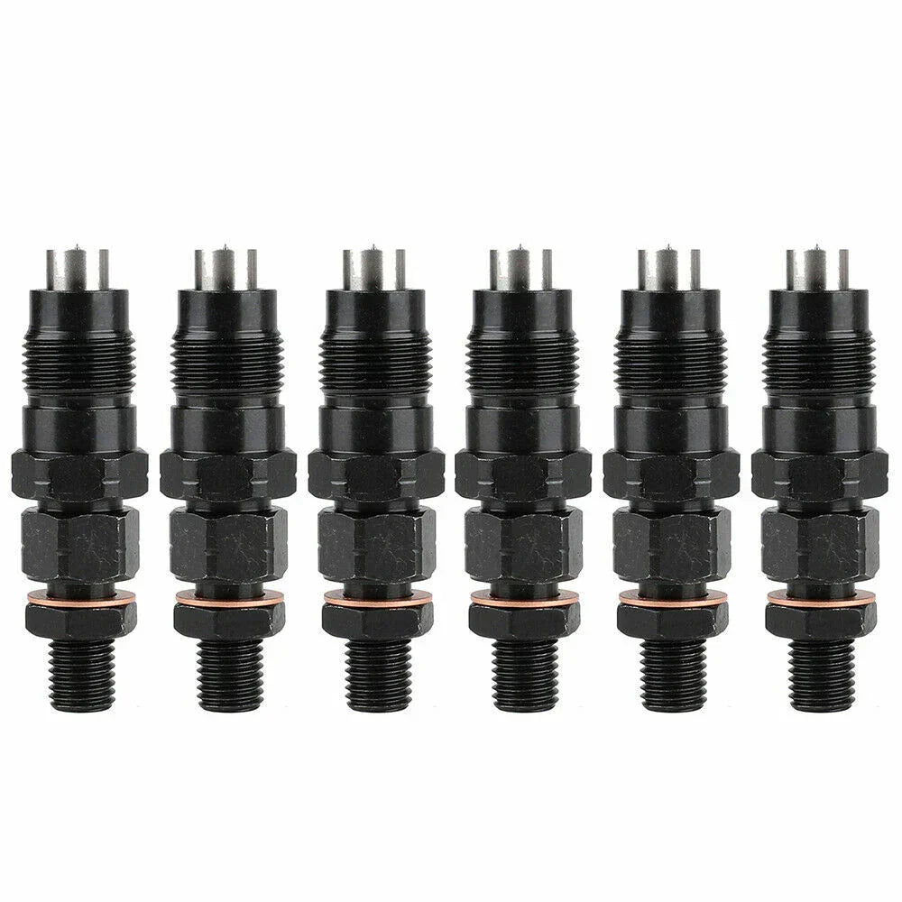 Set of 6 Diesel Fuel Injectors for Toyota Coaster HZB50 4.2L (1993-2003)
