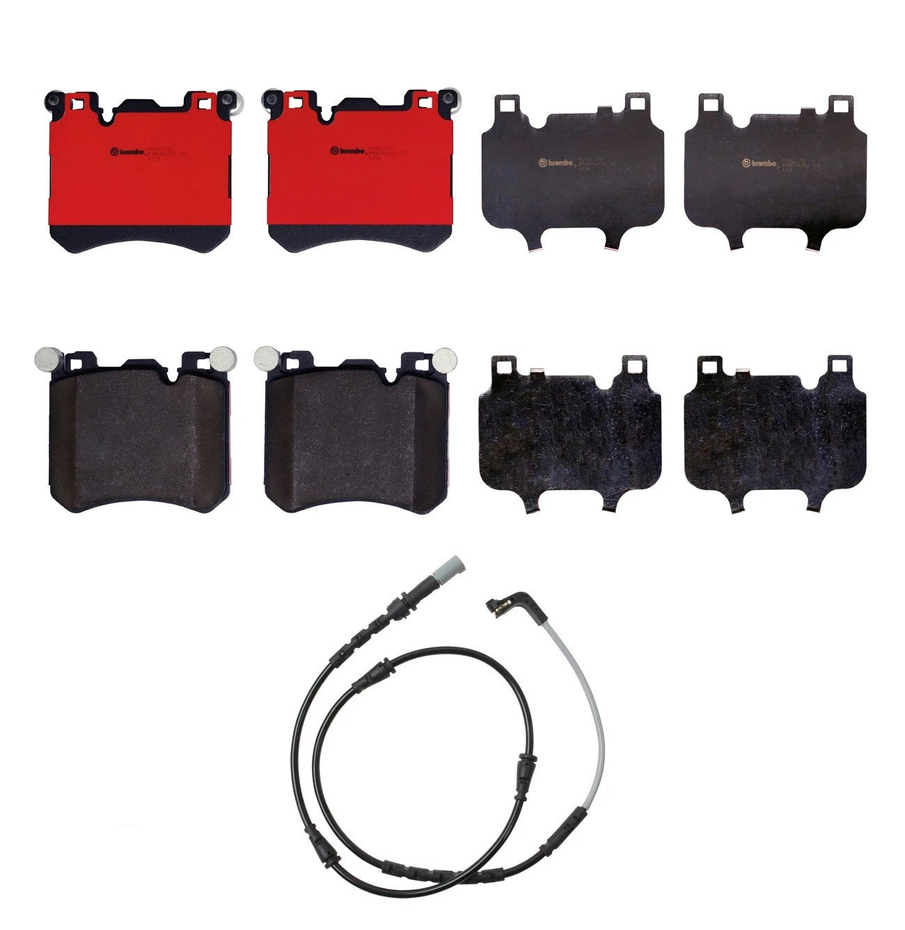 Brembo Front Ceramic Brake Pads with Sensor Kit for BMW E70 E71 (2007–2010)