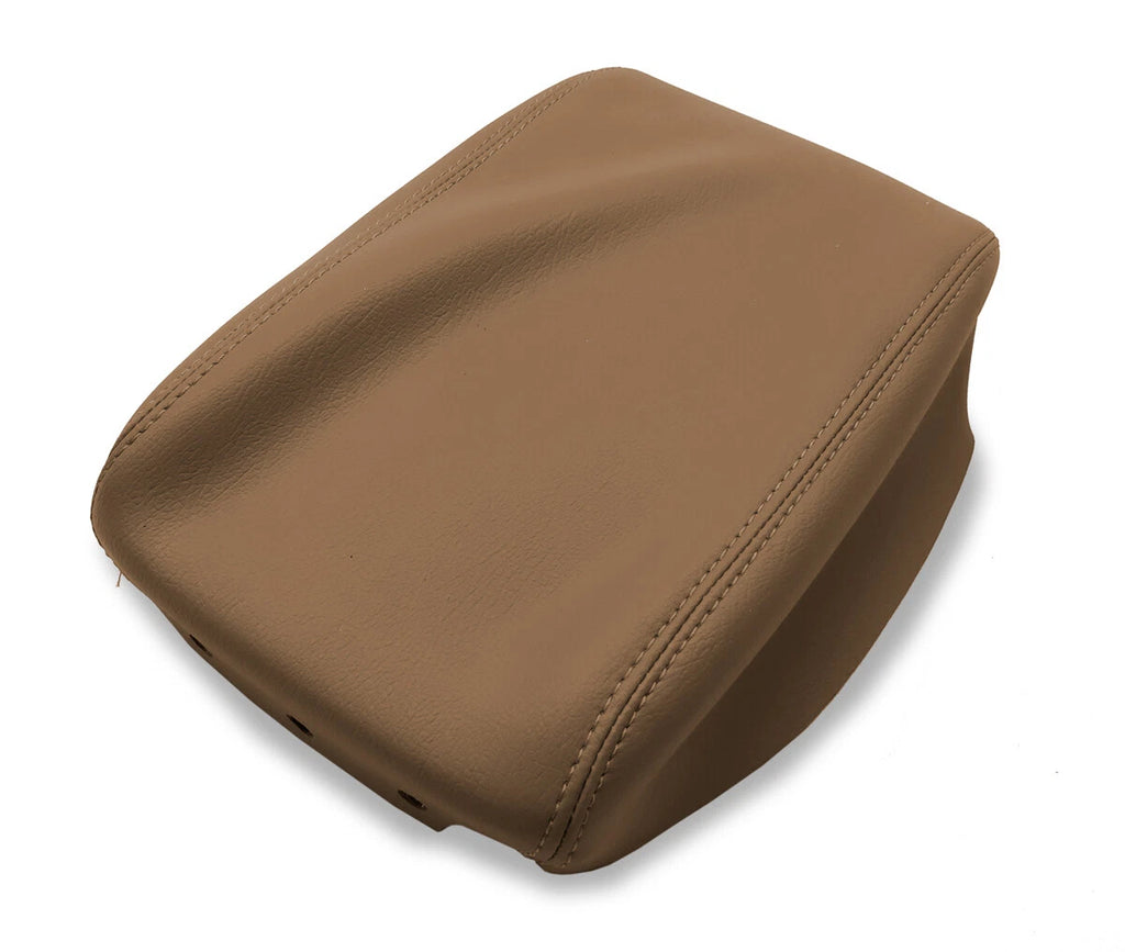 Console Lid Armrest Cover for Subaru Forester (2019–2024) Brown PVC Leather
