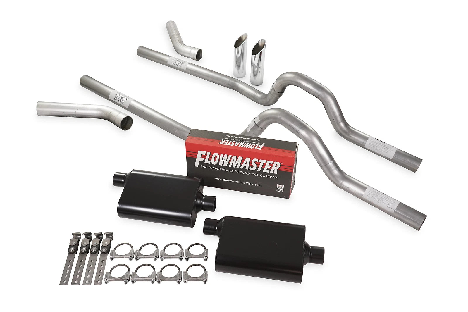 Dual Exhaust Kit 3" Flowmaster 40 Series for Ford F-Series (1980–1986)