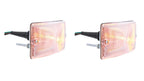 Turn Signal Assembly Pair Parking Light Clear Lens for Ford Bronco (1969–1977)