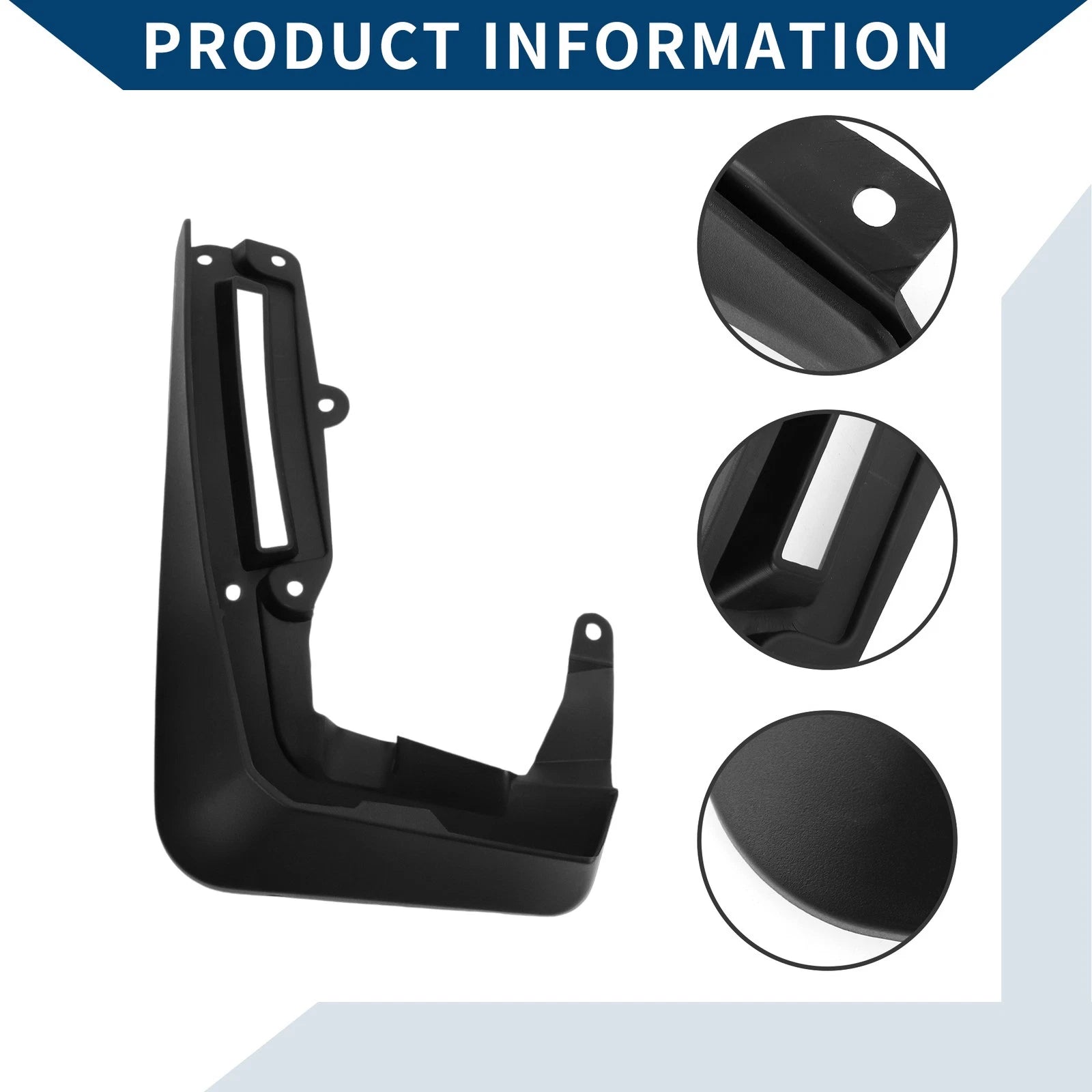 Set of 2 Mud Flaps Splash Guards for Mercedes-Benz GLE Coupe (2020–2023)
