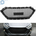 Front Bumper Grille for Hyundai Elantra (2017–2018) Black Replacement