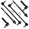 Set of 6 Tie Rod Ends for Chevrolet Traverse (2009–2015)