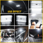 36 LED Bright White Roof Ceiling Light for Car Van 12V