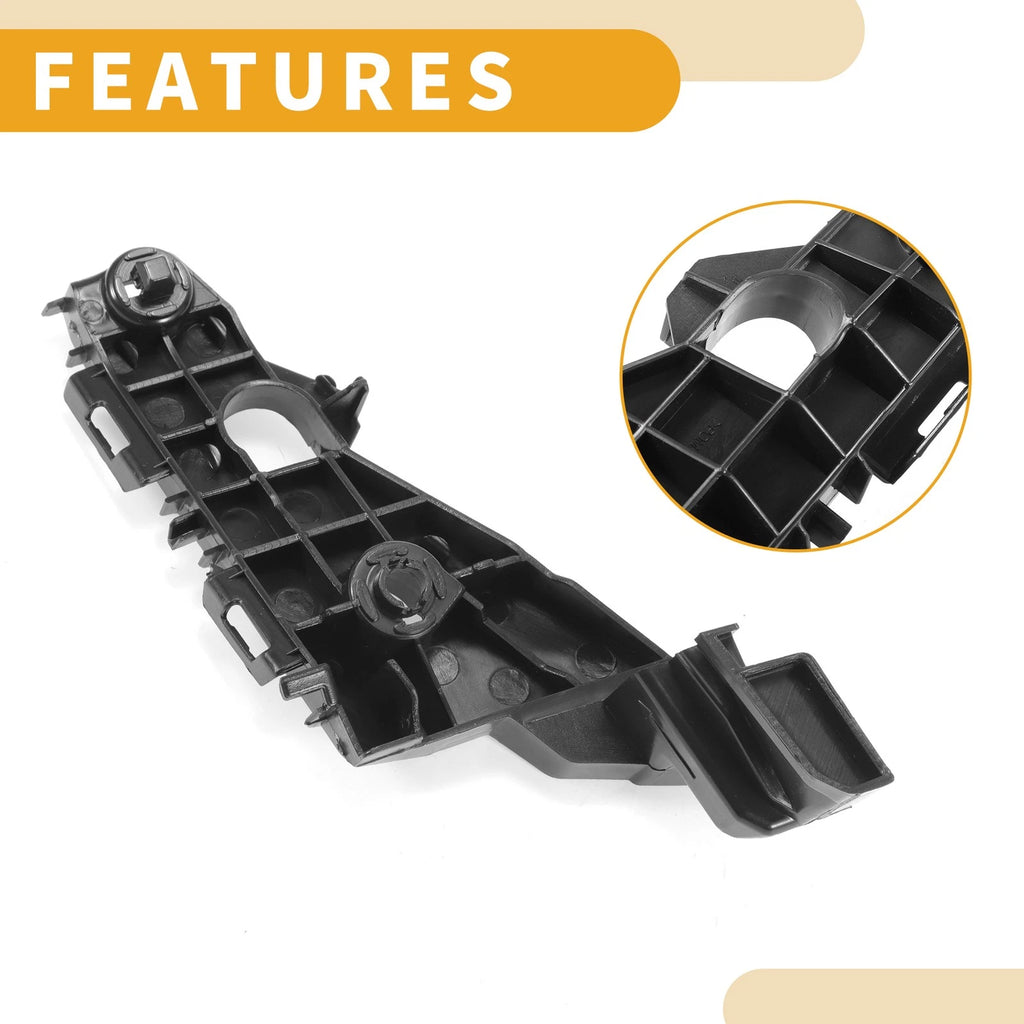 RH Side Front Bumper Support Bracket for Lexus IS350 (2014–2016) 1 Pc Black ABS