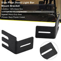 Side Pillar Hood Light Bar Mount Bracket for Honda Pioneer 700 1000 (2014–2023)