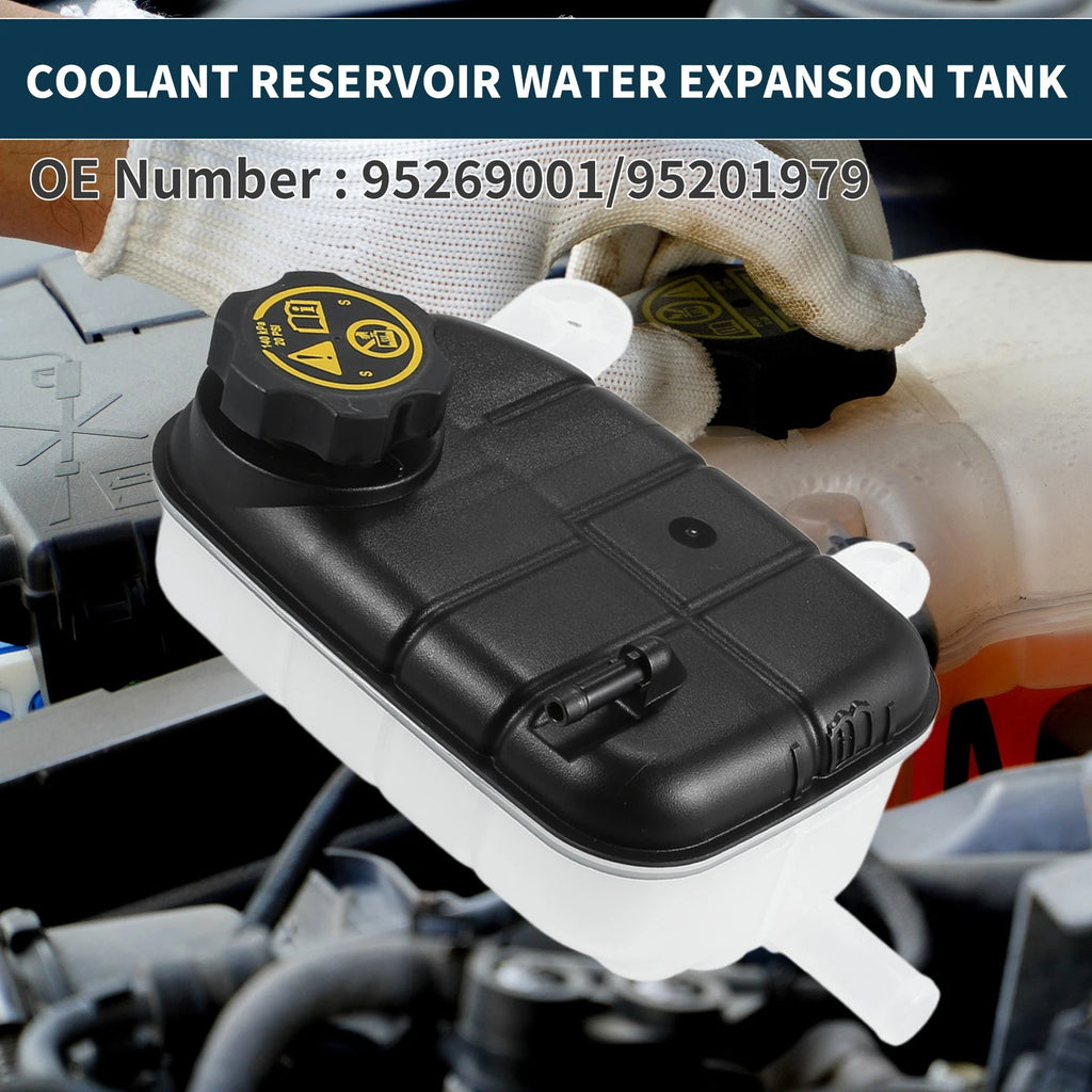 Set of 1 Coolant Expansion Overflow Tank with Cap No. 95269001 for Buick Encore (2013–2021)