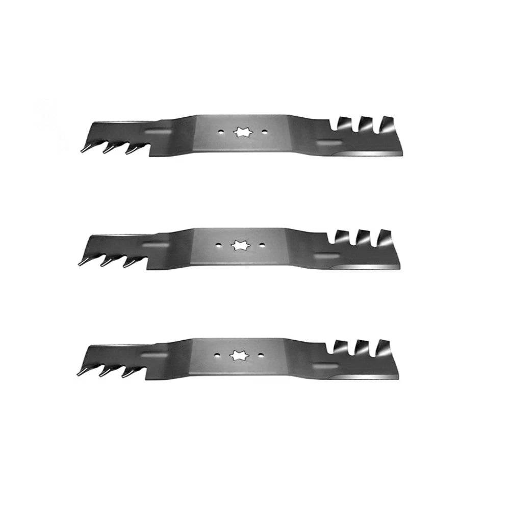 3 Blades for MTD Cub Cadet Toro (Fits 742-0677, 942-0677, 112-0931, 98024)