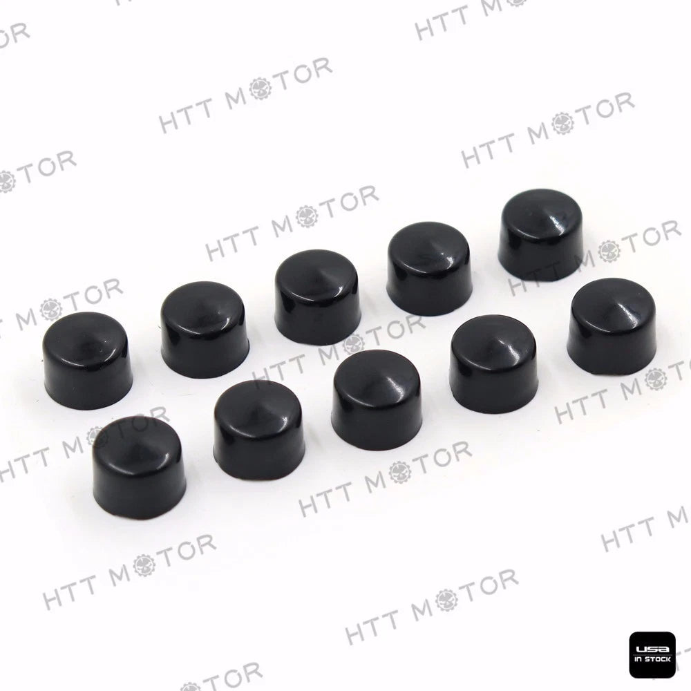 10pcs Allen Socket Bolt Cap Dress Kit for Harley-Davidson (Misc)
