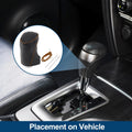 Gear Shift Knob Cover for Chevrolet Equinox (2018–2023) Black Carbon Fiber