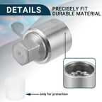 Set of 4 Wheel Lock Lug Nuts for Audi A3 (2015–2020) - Type N