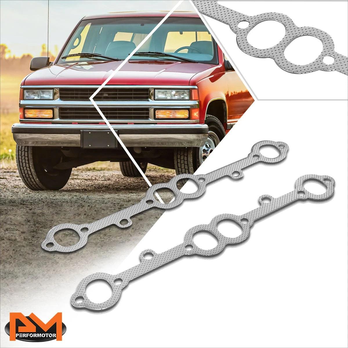 Exhaust Header Gasket for Chevy Small Block 283 327 350 383 400 (1988–2000)